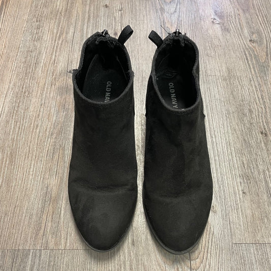 Black Old Navy Fall Boots, 2Y
