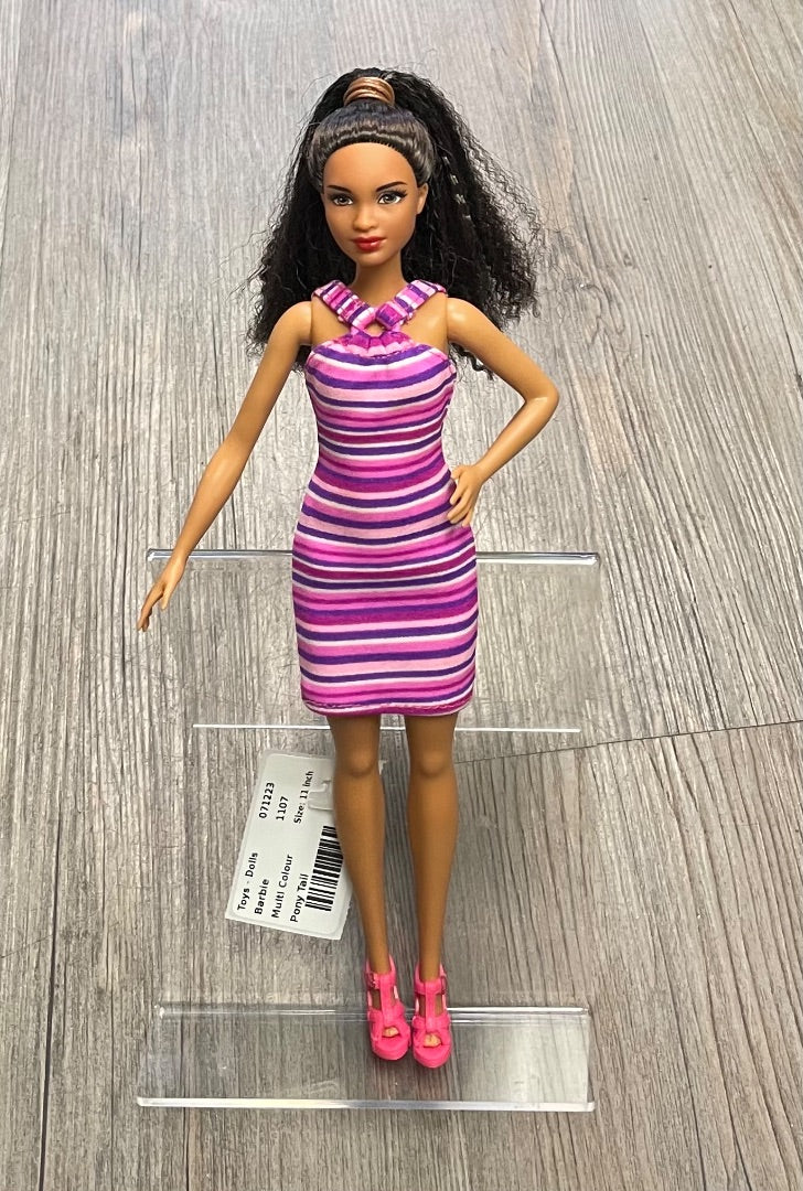 Multi Colour Barbie Pony Tail, 11 inch