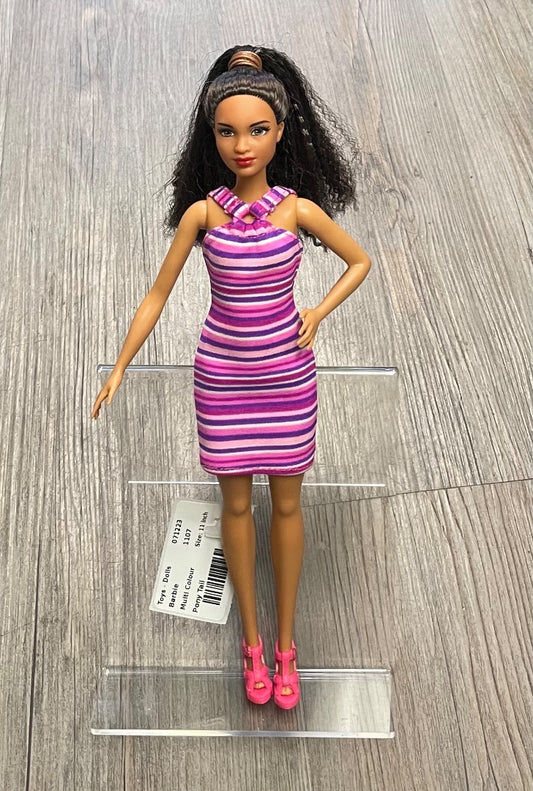 Multi Colour Barbie Pony Tail, 11 inch