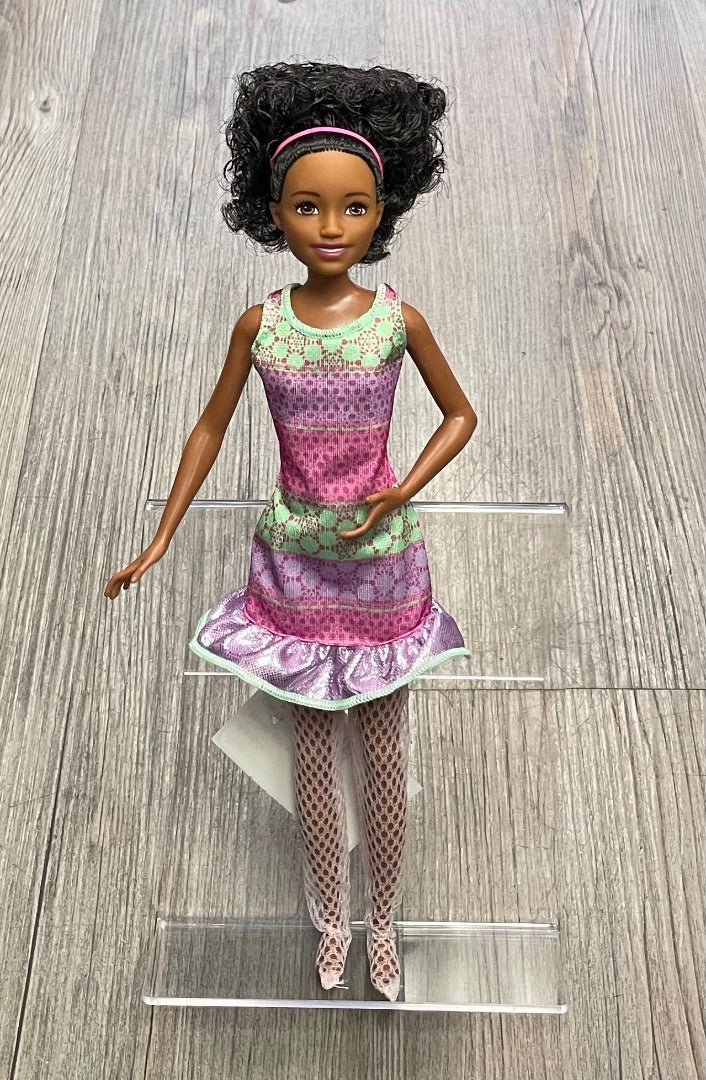 Multi Colour Barbie Curly, 10 inch