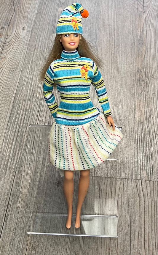 Multi Colour Barbie Winnie the Pooh, 11 inch