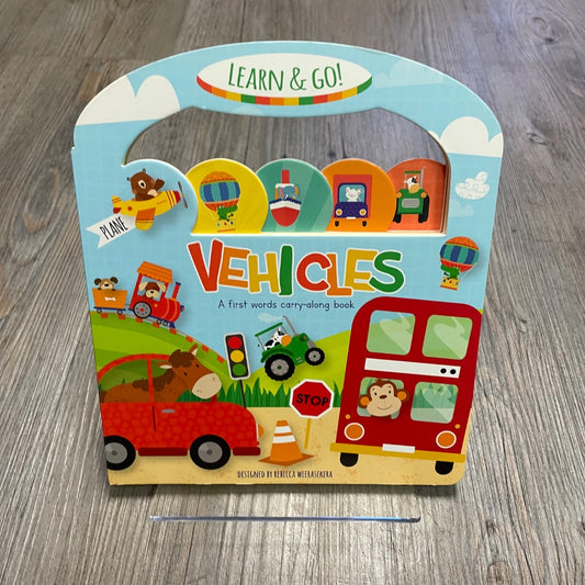 Multi Colour  Learn & Go!  Vehicles, Boardbook