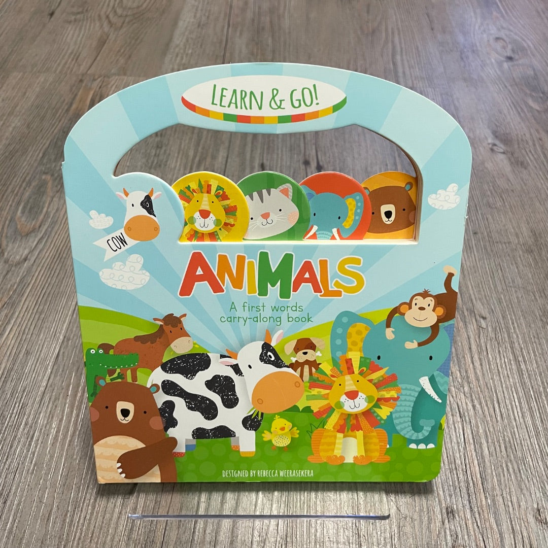 Multi Colour  Learn And Go! Animals, Boardbook