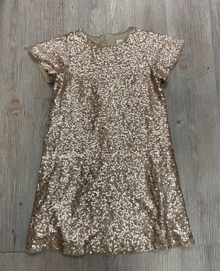 Rosegold Gap SSL Sequins Dress, 8-9Y