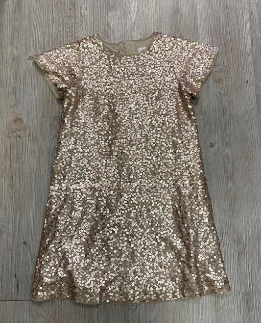 Rosegold Gap SSL Sequins Dress, 8-9Y