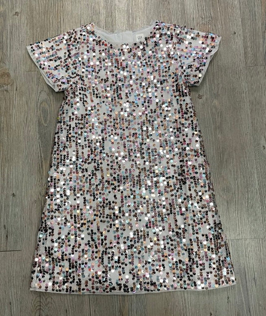 Multi Colour Gap SSL Sequins Dress, 8-9Y