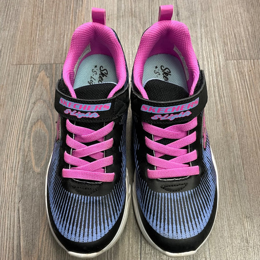 Pink Purple Skechers Slip On Shoes Lights  Up, 3Y