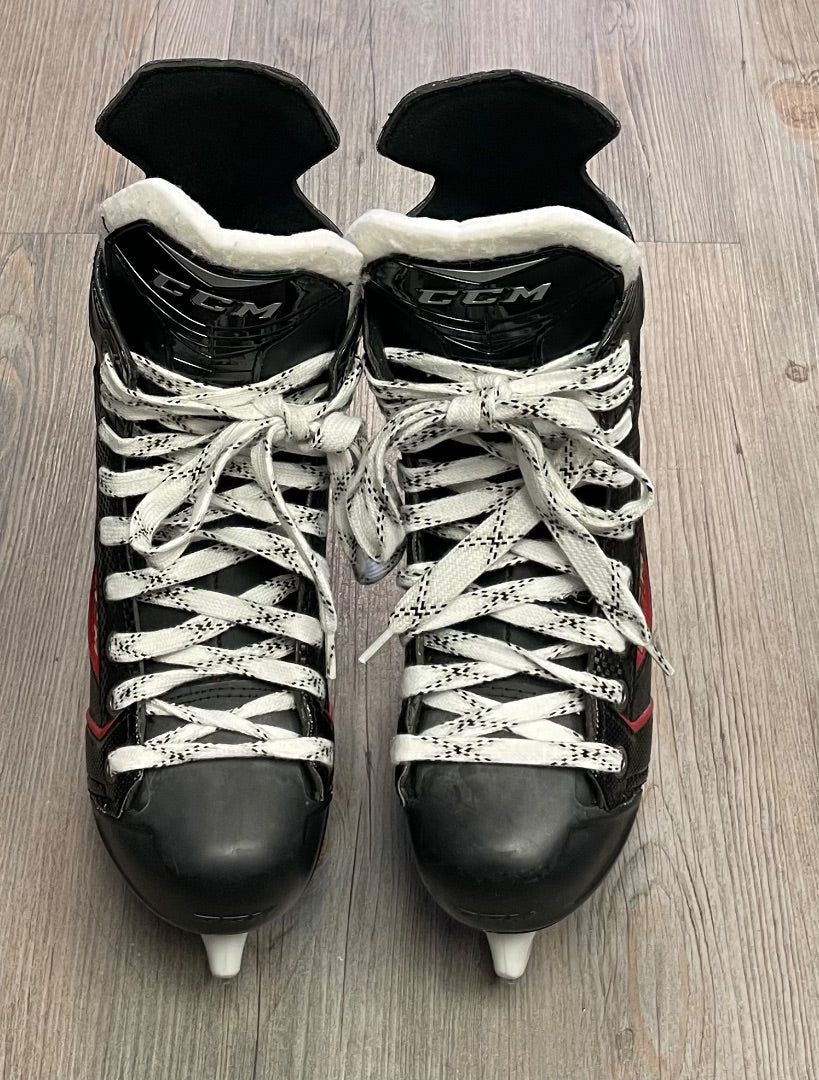 Black CCM RBZ Custom01 Hockey Skates, 7Y Senior