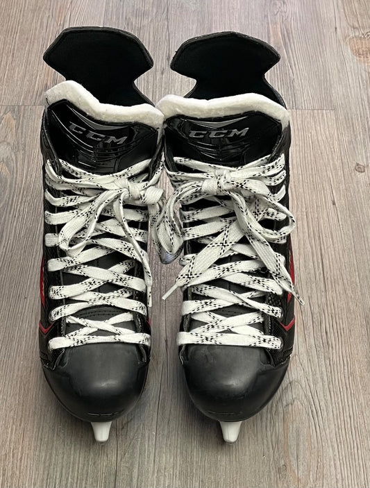 Black CCM RBZ Custom01 Hockey Skates, 7Y Senior