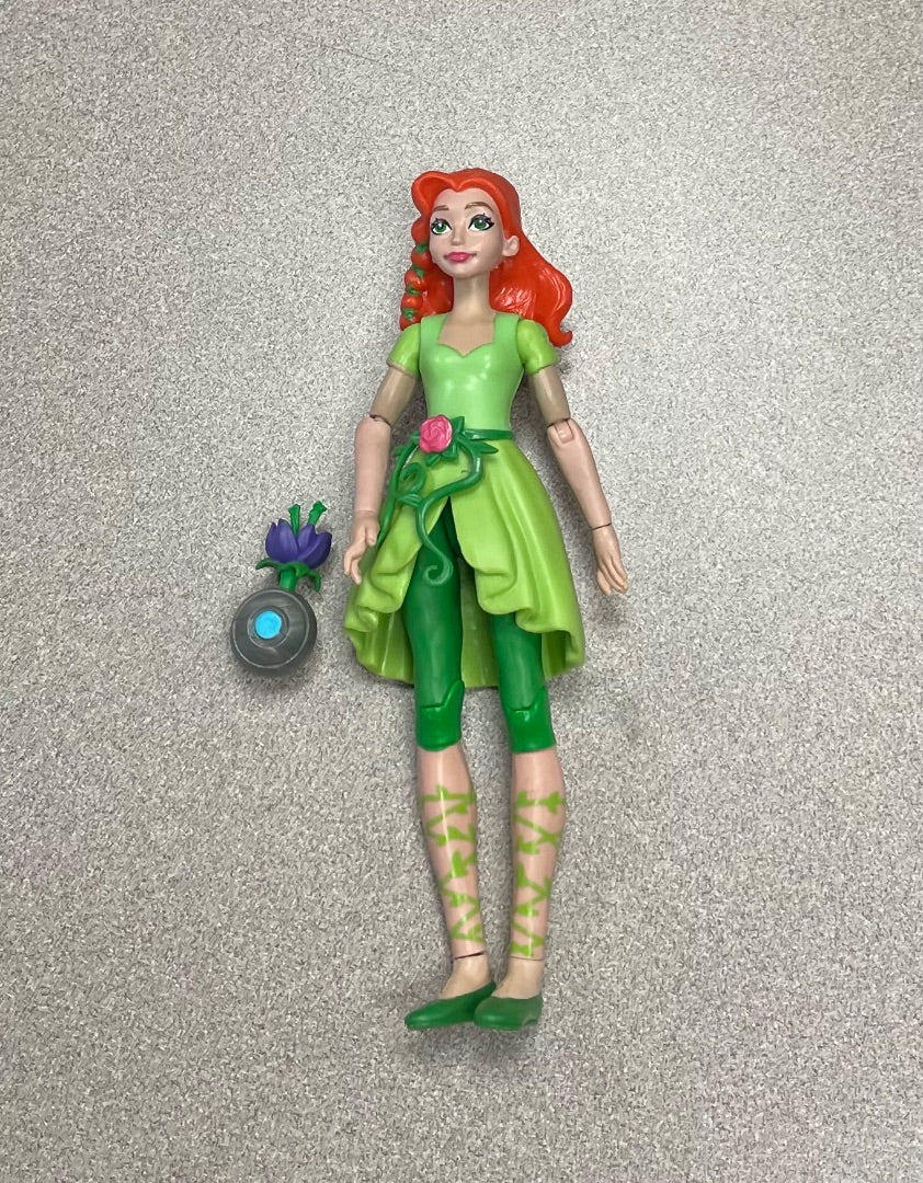 Green DC Super hero Girls Poison Ivy, 6 Inch