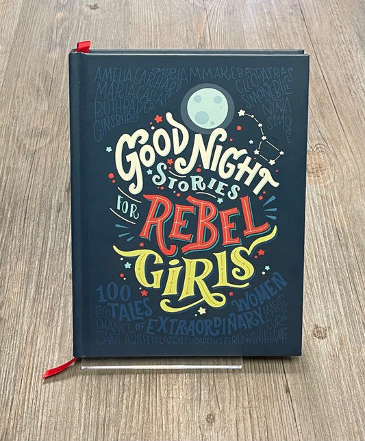 Navy Rebel Girls Goodnight Stories, Hardcover