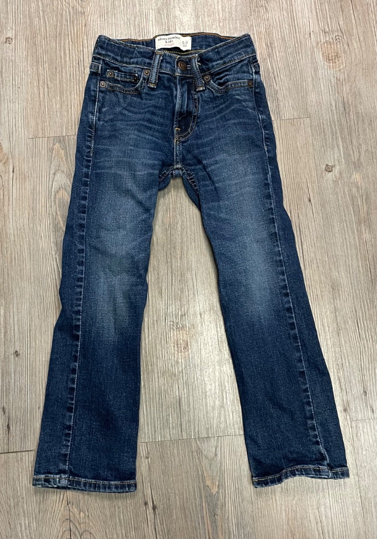 Blue Abercrombie Straight Jeans, 5-6Y