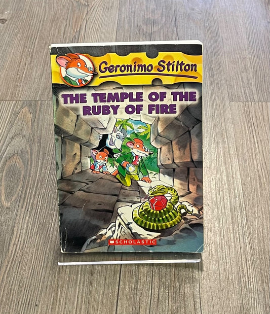 Multi Colour Geronimo Stilton The Temple Of The Ruby Of Fire, Paperback