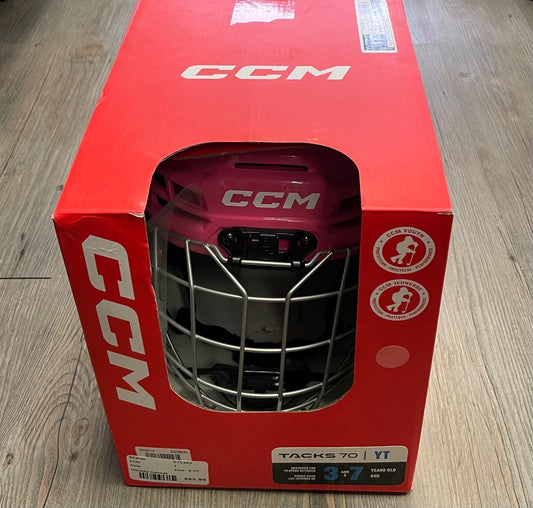 Pink CCM Hockey Helmet, 3-7Y