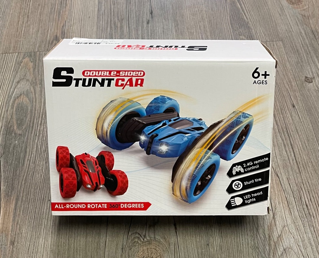 Blue  Double sided Stunt Car, 6Y+
