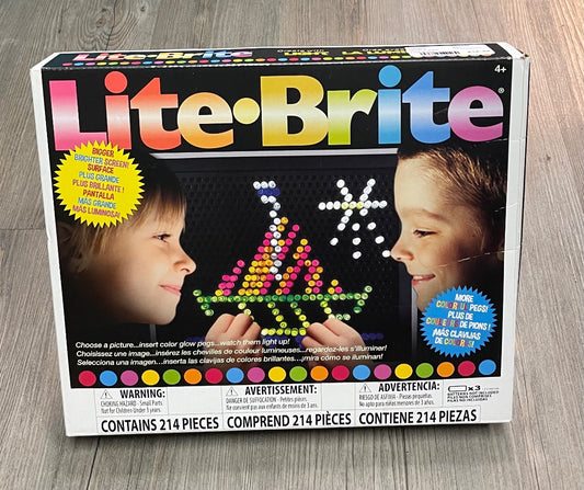 Multi Colour Hasbro Lite Brite, Not Counted AS IS