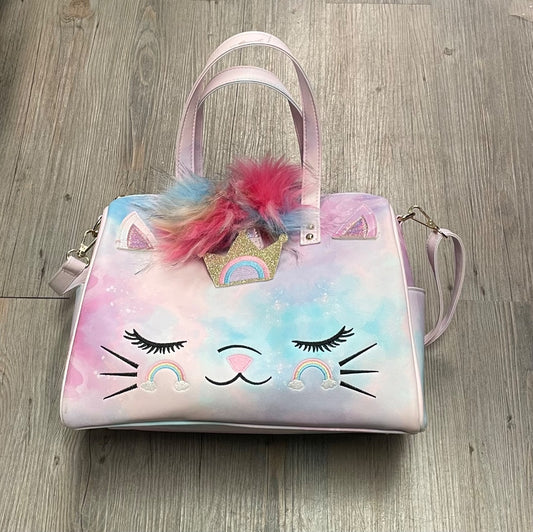 Pink  Unicorn Crown Bag, 12*10 inch