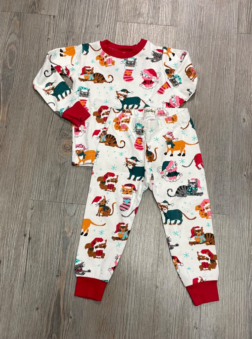 Multi Colour Hatley 2PC PJ Set, 2Y