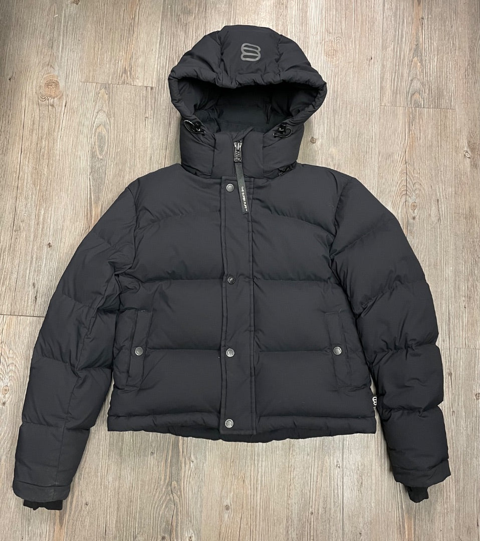 Black Aritzia SuperSnug Puff Down Jacket, 3XS