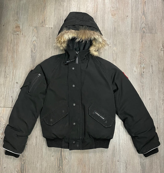 Black with Fur Canada Goose Youth Rundle, 7-8Y