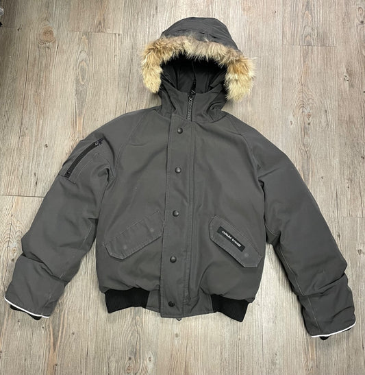 Grey with Fur Canada Goose Youth Rundle, 10-12Y