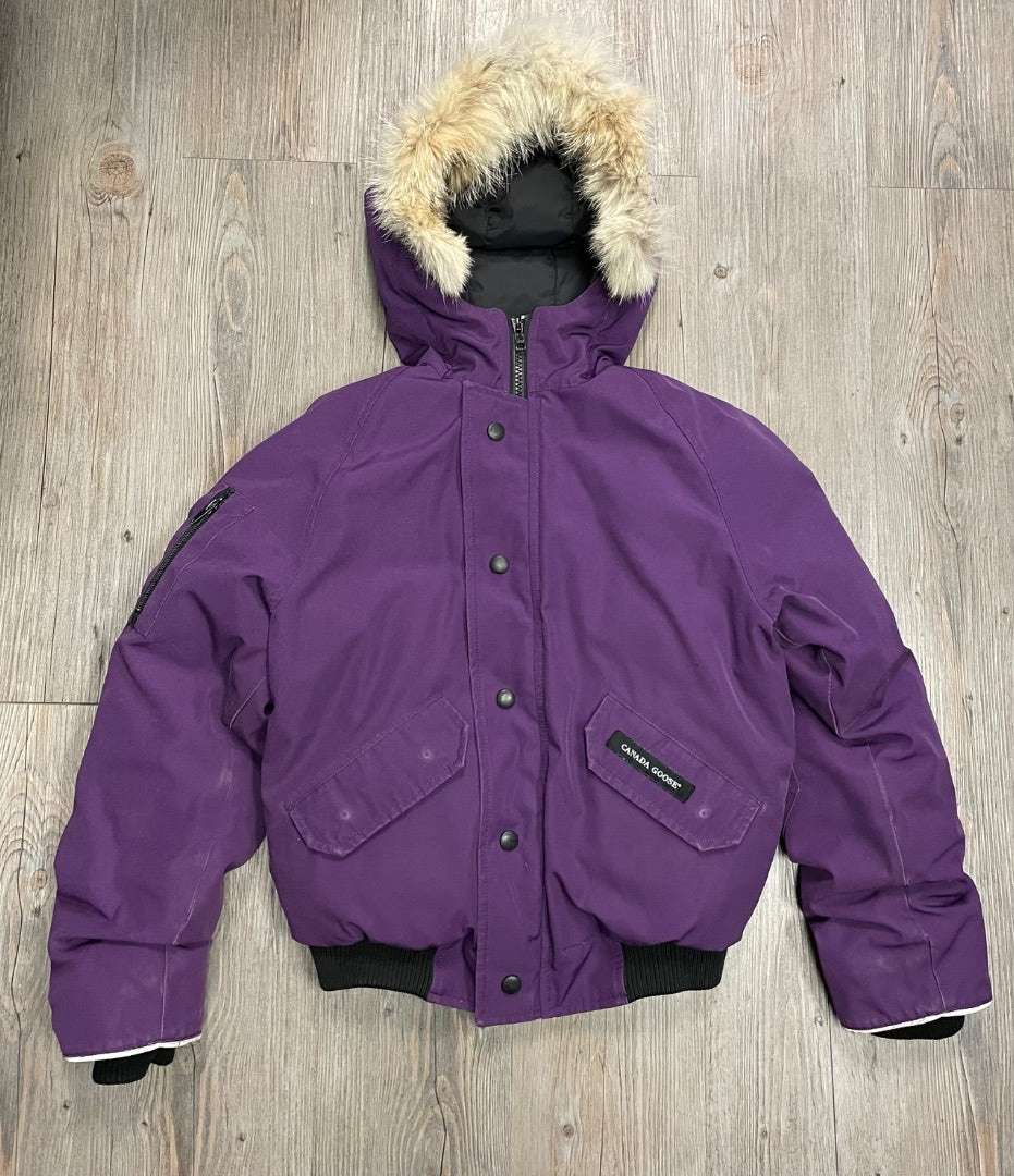 Purple with Fur Canada Goose Youth Rundle, 10-12Y