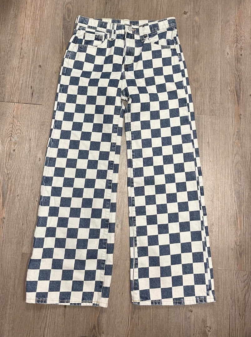Check Old Navy Baggy Wide Leg Jeans, 14Y