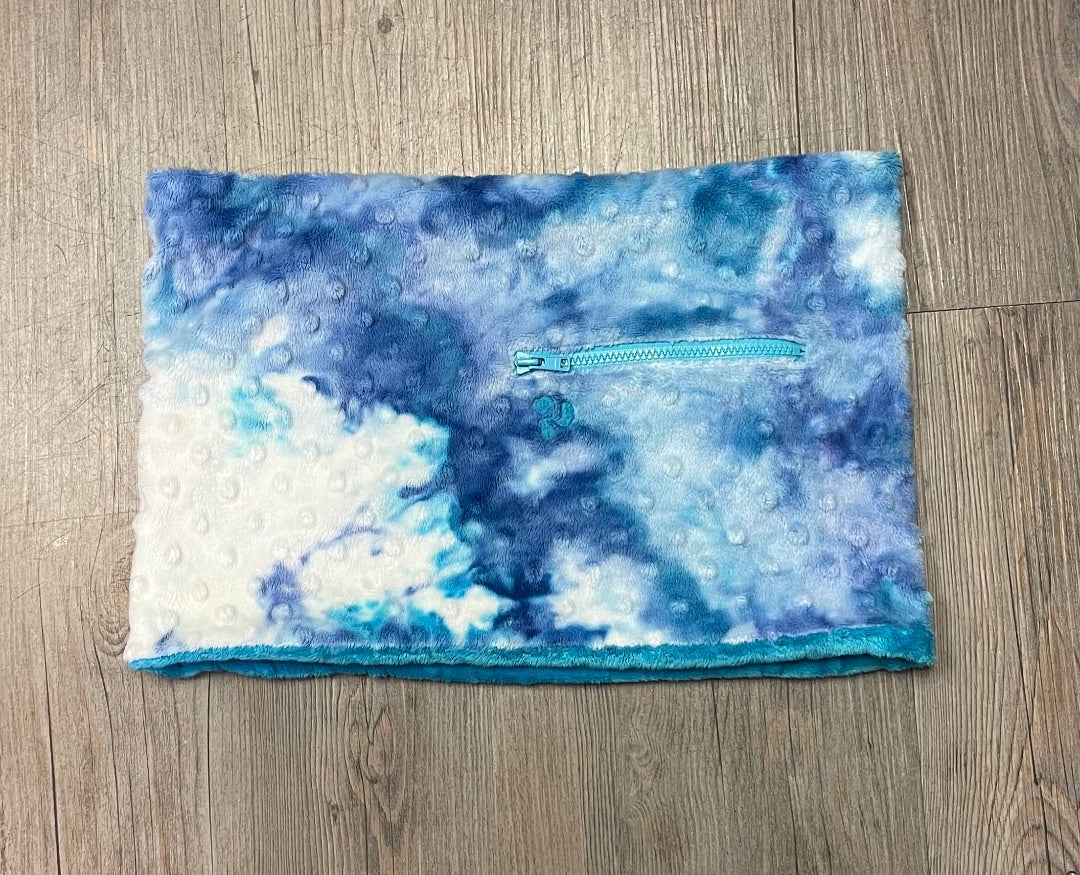 Blue, Lavender  Neck Warmer, One Size