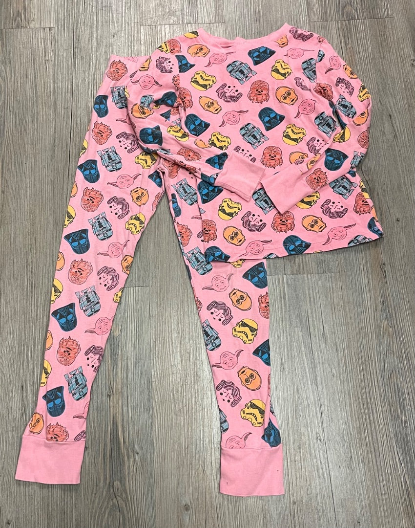 Pink Star Wars 2PC PJ Set, 6Y