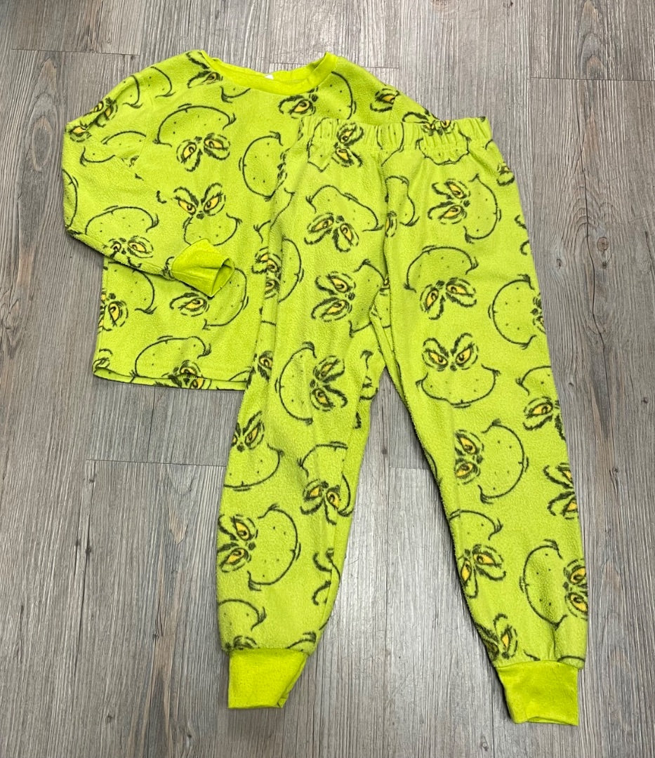 Lime The Grinch Fleece PJ Set, 4-5Y