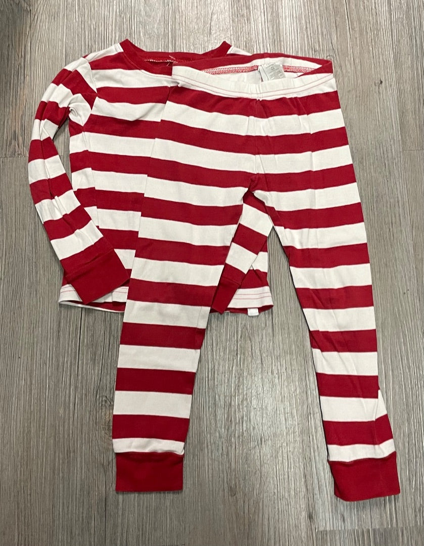 Red White Little Planet 2pc PJ Set, 4Y