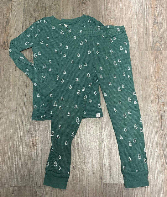 Green Little Planet 2pc PJ Set, 5Y