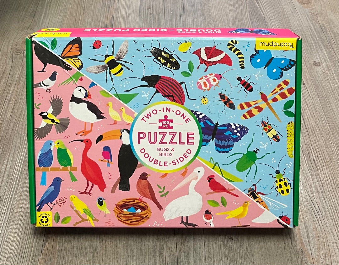 Multi Colour Mudpuppy 2 in 1 Puzzle, Pre-owned