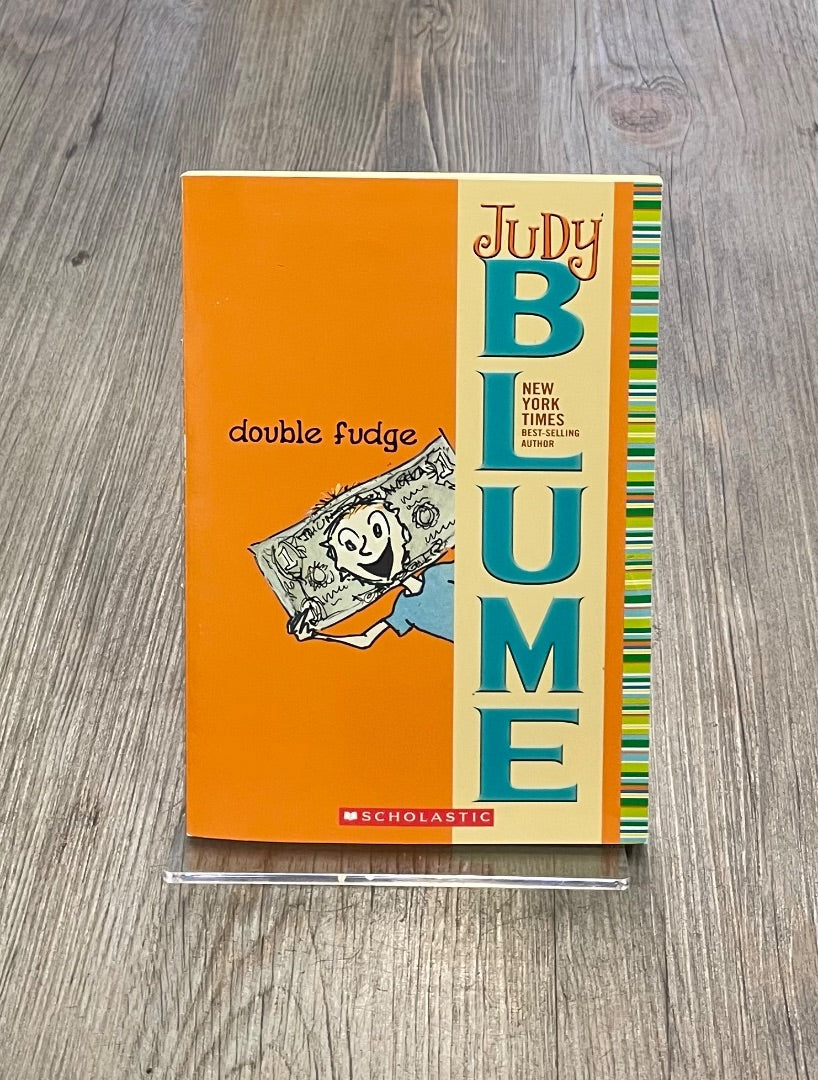 Orange Judy Blume Double Fudge, Paperback