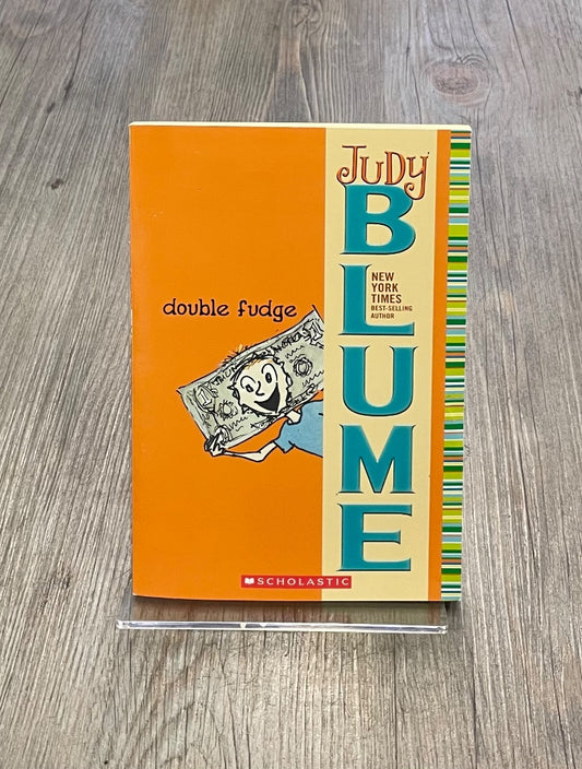 Orange Judy Blume Double Fudge, Paperback