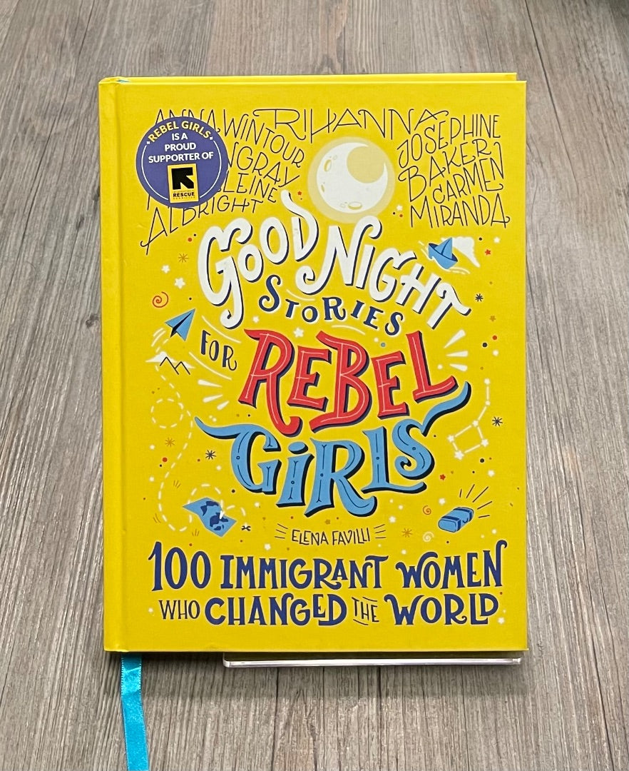 Yellow Rebel Girls Goodnight Stories, Hardcover