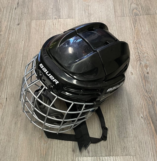 Black Bauer Hockey Helmet, 52-57CM