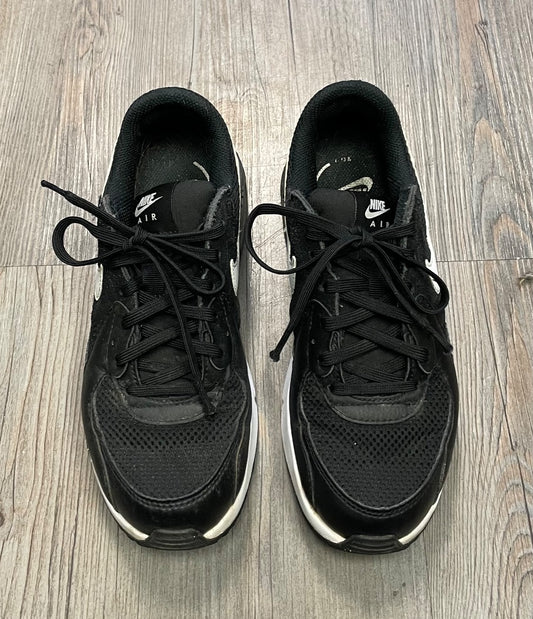 Black Nike Air Max Lace Up Shoes, 7Y