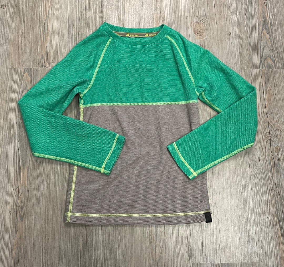 Green Ripzone Base Layer Top, 9-10Y