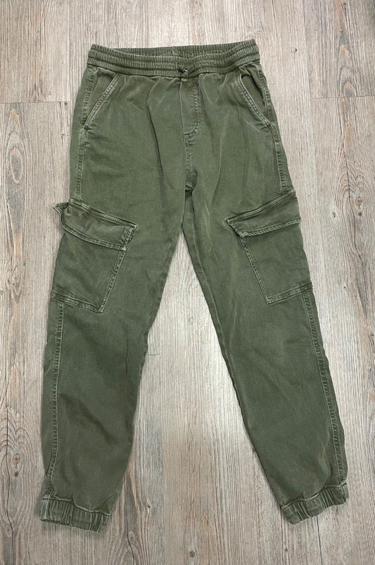 Green Zara Jogger Cargo Pants 13-14Y