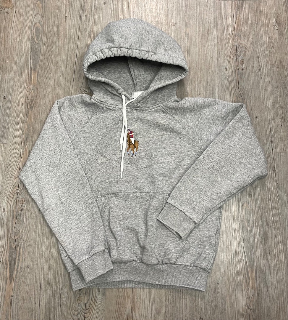 Grey Ralph Lauren Pullover Hoodie, 12-14Y