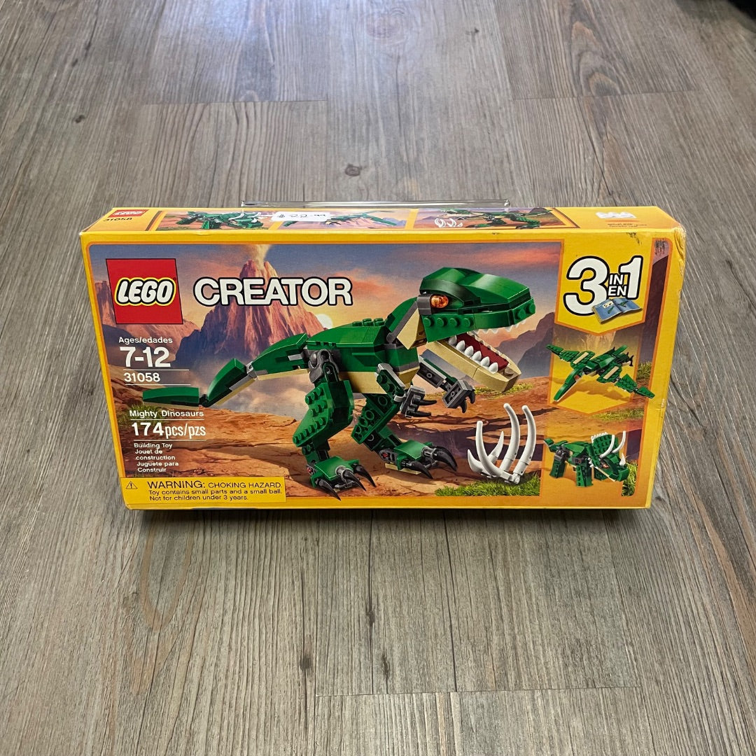 Green  Lego Creator 3 In 1 Mighty Dinosaurs, 7-12Y