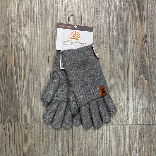 Titanium CaliKids Soft Chenille Lining Gloves, 4-6Y
