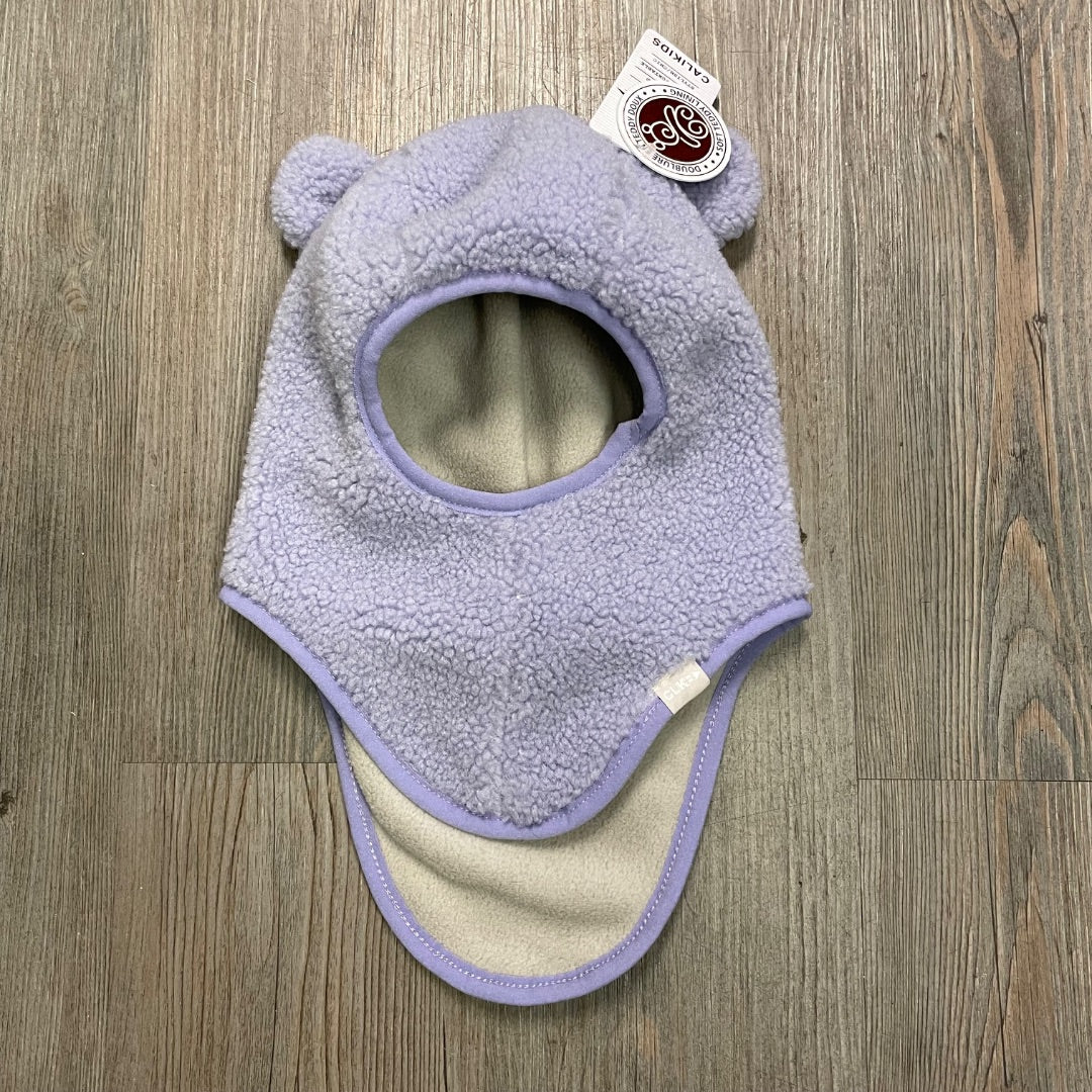 Lavender CaliKids Teddy Bear Balaclava, 9-24M