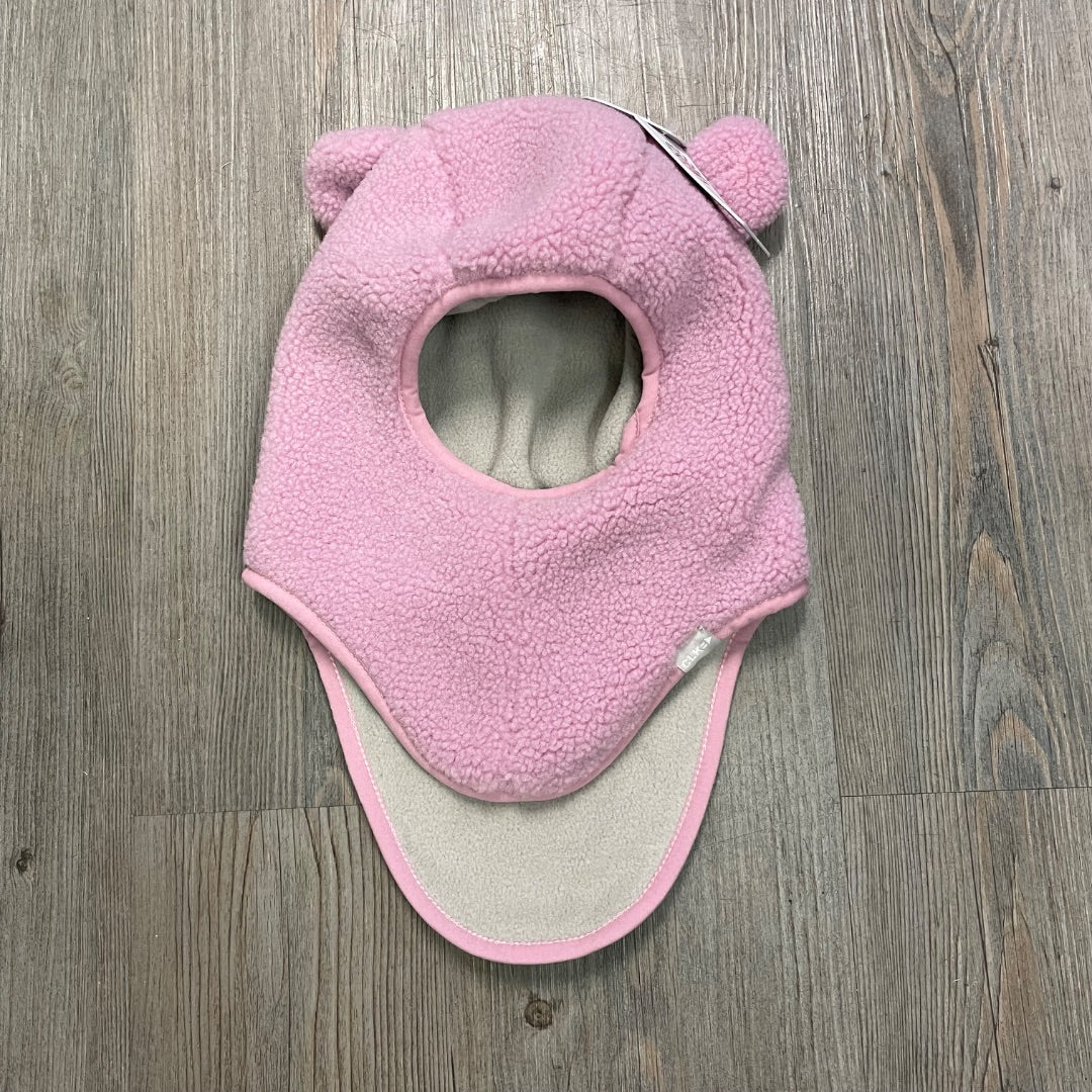 Pink Lilac CaliKids Teddy Bear Balaclava, 9-24M