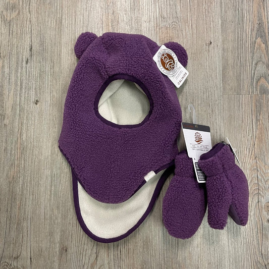 Blackberry CaliKids Teddy Bear Balaclava & Mitts, 9-24M