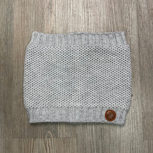 Grey CaliKids Lined Knit Neck Warmer, One Size