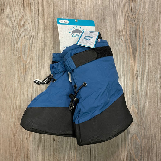 Denim Blue CaliKids Waterproof Booties, 12-24M