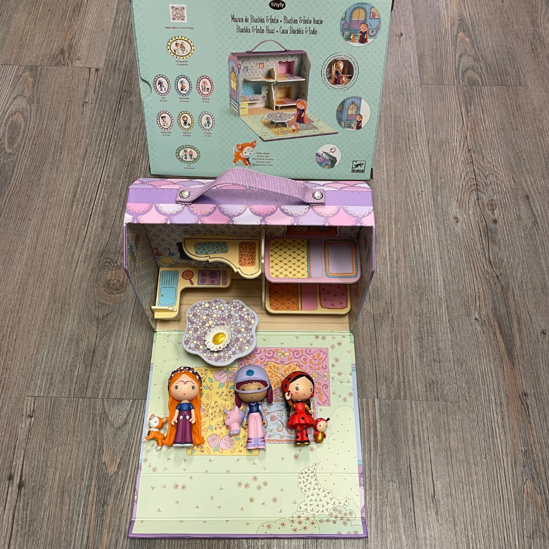 Multi Colour Djeco Bluchka & Indie House Tinyly, 3Y+
