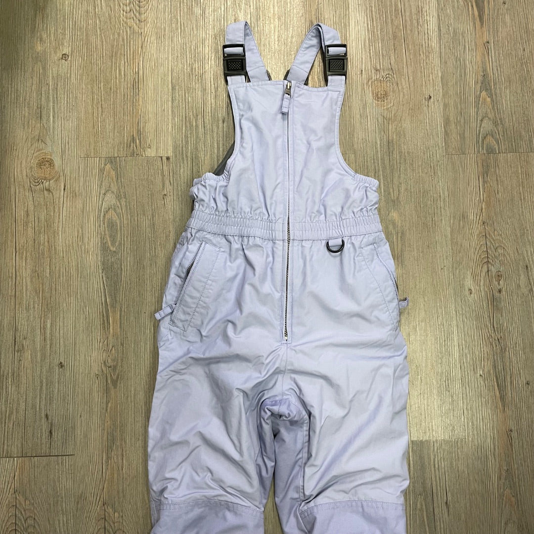 Lavender Lands End Bib Snow Pants, 10Y